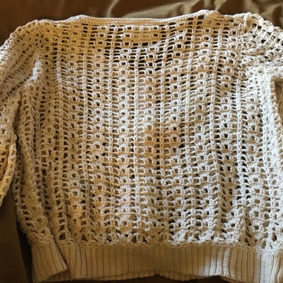 Vintage - 100% Cotton Button Front Sweater made by Daisys Creations (T123) - Picture 5 of 5